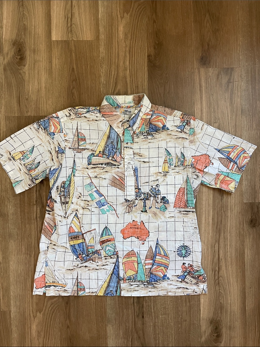 Vintage Reyn Spooner Casual Short Sleeve Pullover Shirt - size XL